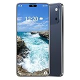 IZQMN 17 PMAX 12GB+512GB Smartphone Unlocked Cell Phone,6.99' HD Screen Android 15 5G Phones,Battery 7000mAh Unlocked The Phone,Fingerprint Button Unlock/GPS/Face ID/Dual SIM/5G (Deep Blue)