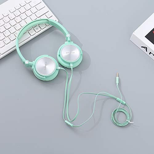 XIMI VOGUE Trendy Simple Style Folding Wired Headphones (Green