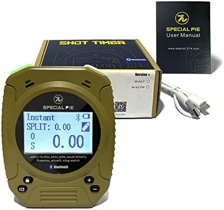 Shot Timer with Belt Clip -Shot Timer for Shooting Competition Multifunction Dry Fire for Pistols&Rifle-Ideal for USPSA,IPSC, APSC, IDPA, 3 Gun&Steel Challenge Practice Shooting and Competition