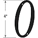 Prime-Line MP4110 4 In. House Number 0, Diecast, Black Finish (2 Pack)