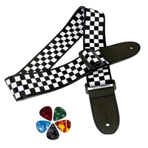Image of DEVICE OF URBAN INFOTECH Guitar Strap Belt for Acoustic & Electric Guitar Adjustable Buckle Guitar Strap Modern Design Guitar Belt For Acoustic /Bass /Electric Guitars