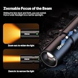 ULANZI LM07 Latarka fotograficzna, 2000mAh Zasilana baterią, Światło fotograficzne do zdjęć wideo, Regulowana jasność Reflektor fotograficzny