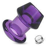 Anal tunnel plug con tappo, plug anale cavo, plug per speculum fisting espansore anale clistere, giocattolo anale estremo per coppie donne e uomini (L)