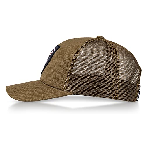 Image of Wolverine Trucker Hat | Mesh Back | Snapback | Adjustable | Rugged | Durable | Workwear