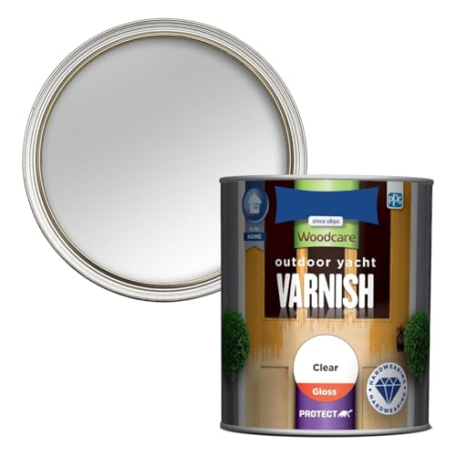 HOCHSTE® Outdoor Yacht Varnish Clear Gloss, UV-Resistant Formula, Quick-Drying, Easy to Apply, Long-Lasting Protection, Interior and Exterior Use, DIY Enthusiasts, Docks, Wooden Crafts, (250ML)