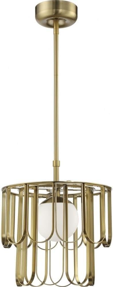 Craftmade Melody 1 Light Pendant Satin Brass