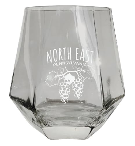 Copa de vino sin pie con diseño North East Pennsylvania