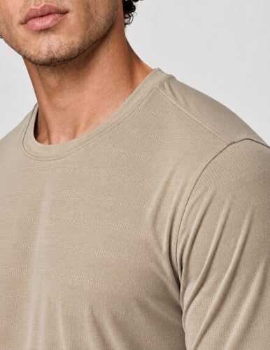Image of 5 Pack Men's Active Quick Dry Crew Neck T Shirts | Athletic Running Gym Workout Short Sleeve Tee Tops Bulk