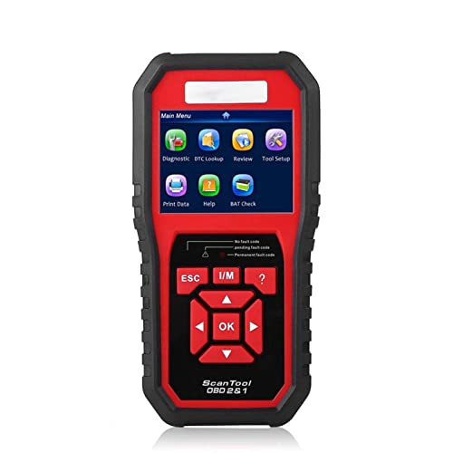Escáner de coche KW850 OBD2 herramienta de diagnóstico EOBD lector de código de falla 2