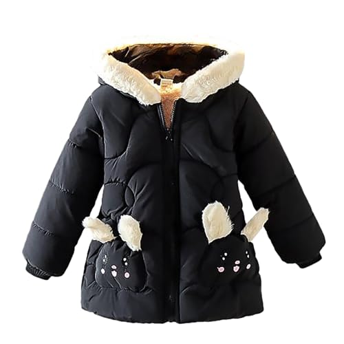 Kids Winter Coats with Hooded Girls Cute Hooded Puffer Jackets Toddler Light Puffer Coat Warm Padded Jacket