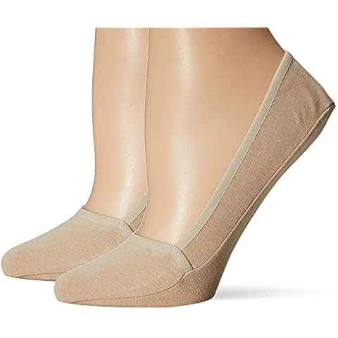 PEDS Women's Unseen Low Cut No Show Socks with Gel Tab, Black, Nude (4 Pairs), Shoe Size: 4-7 Cover