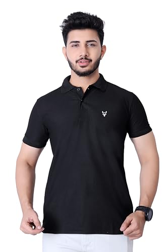 Image of Men's Premium Polo T-Shirt | Classic Collar | Smooth Finish | Half Sleeve Casual Wear (XS to 3XL)