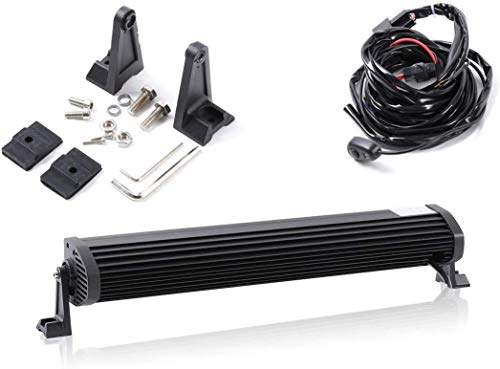 Greatek 22Inch 120W Led Light Bar Spot Flood Combo Work Light Offroad Fog Driving With On/Off Switch Wiring Harness For 4X4 Suv Utv Jeep Atv Boat Lamp #TOP4