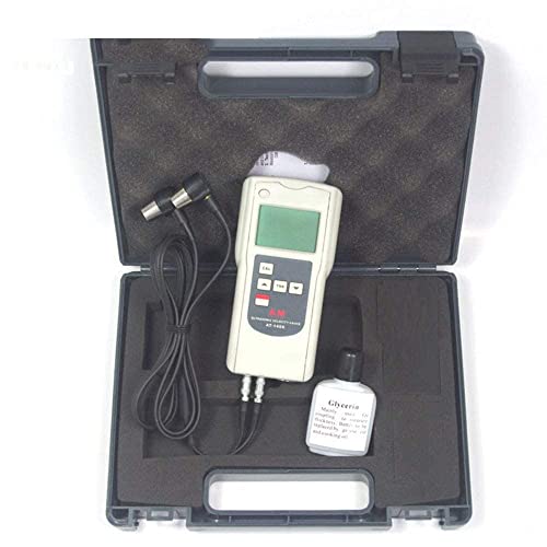 Calibrador ultrasónico digital para medición de espesor y velocidad, aplicable para madera, caucho y materiales blandos miniatura 1