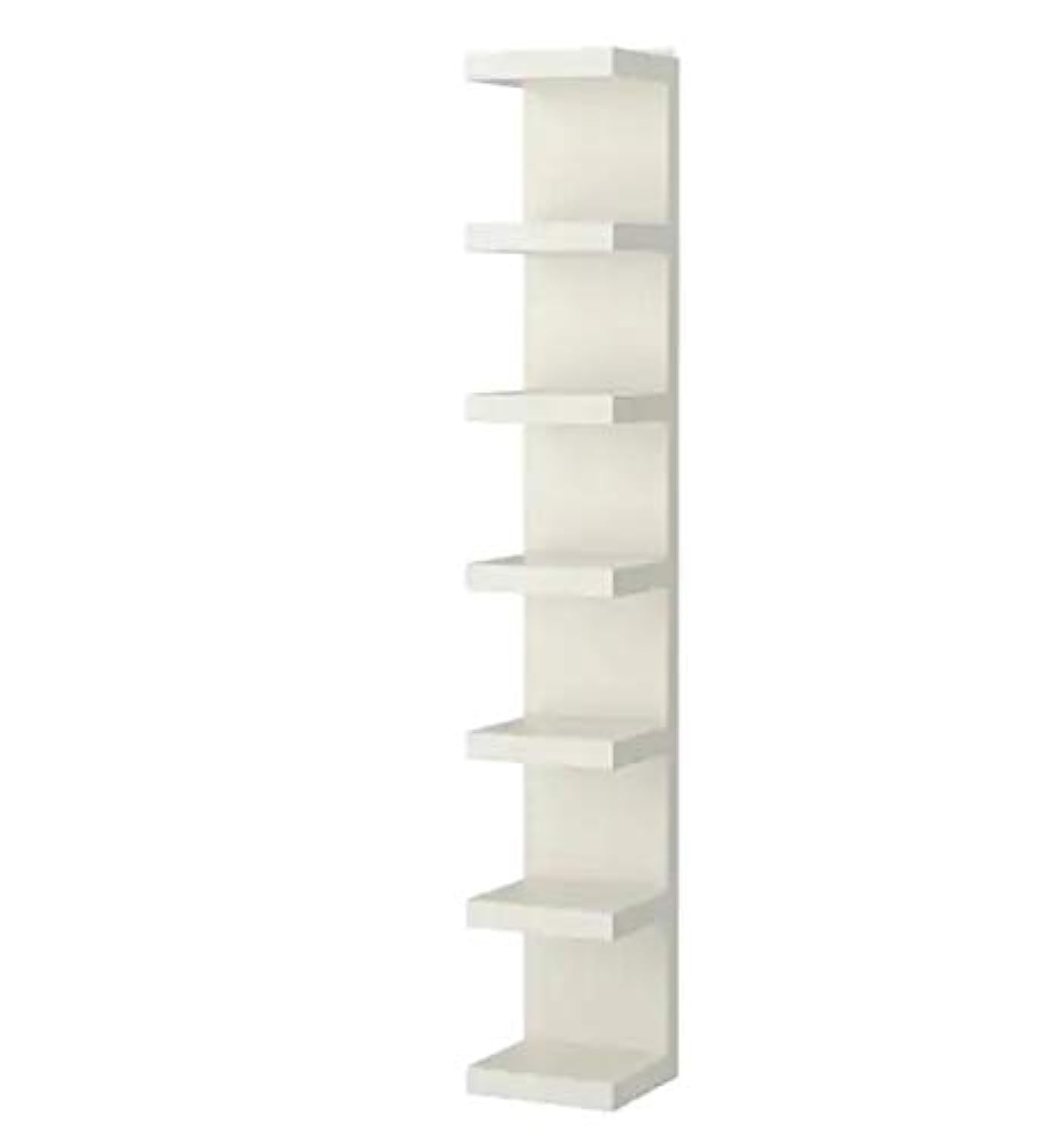 LACK Wall shelf unit, black-brown, 30x190 cm (White)