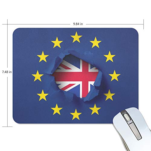 Preisvergleich Produktbild Mauspad MalpLENA Brexit England Premium texturiertes Mauspad, rutschfeste Gummiunterseite, für Laptop, Computer und PC
