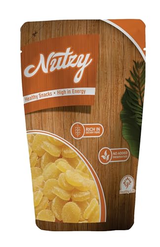 Image of Nutzy Dried Fruits Nuts And Seeds (Dried Pineapple Coin, 250 Gram)