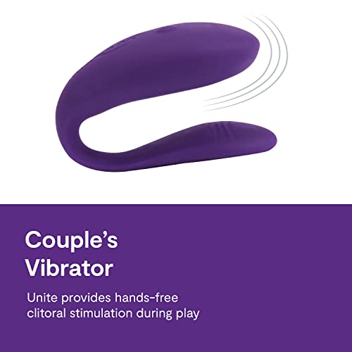 We-Vibe Unite Remote Couples Vibrator - Vibrating Sex Toy For Couples - G-Spot And Clitoris Stimulation - Waterproof - Remote Controlled - Rechargeable Toys For Sexual Adult Games #TOP1