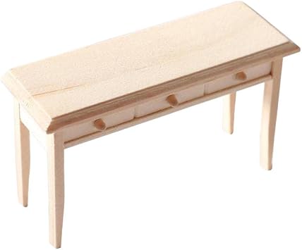 1/12 dollhouse miniature furniture set wooden cradle dresser table cupboard desk bathroom bedroom dime furniture kids toys bjd doll, desk