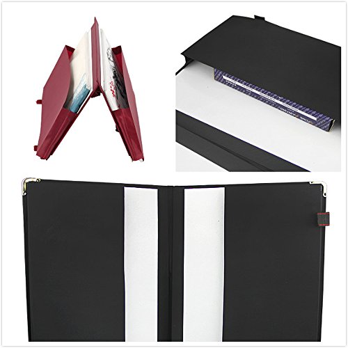 Waterproof Drawing Writing Sketching Board Pad-Plastic Paint Clipboard Backpack Style Pastelboard With Shoulder Straps,Watercolor Paint Board With Pocket,Can Hold 2 Pack A4 Blank Sketch Paper,16"X12" #TOP1