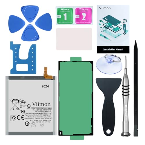 Viimon for S23 Ultra Battery Replacement Kits Compatible with Samsung Galaxy S23 Ultra SM-S918 All Models with Adhesive, Installation Manual and Repair Tool Kits