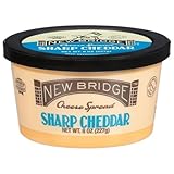 New Bridge Cheese Spreads, 8 oz, 12 Pack (8 oz, Sharp Cheddar)