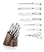 Cangshan N1 Series 1022612 German Steel Forged 8-Piece Knife Block Set, Walnut