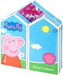 Templar Peppa Pig Advent Calendar Kids Jewellery Hair Xmas Christmas Countdown Fun, Multicoloured