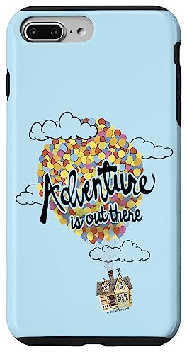 Coque iPhone 7 Plus Disney Pixar UP solide housse de protection antichoc motif maison ballons