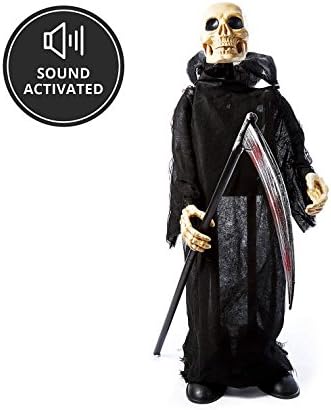 Midnight Manor Screaming Hooded Grim Reaper
