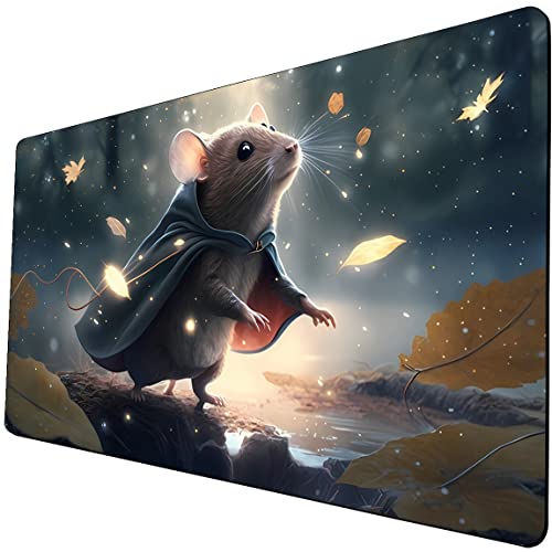 Fantasy Ai Tcg Playmat, 24 X 14 Inches Game Mat For Mtg Dtcg Ccg Rpg Trading Card Inked Game Playmats Smooth Surface Battle Game Rubber Collection Cool 12 #TOP25