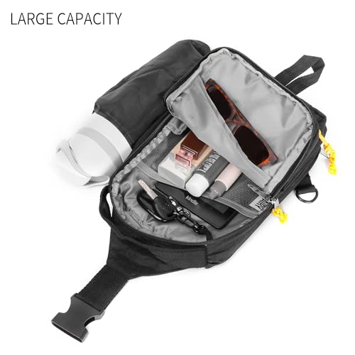 Image of FASTFAIRY Lightweight Waterproof Trendy Sling Bag: Nylon Crossbody Shoulder Purse - Traveler Commuter Women -Trip Vacation