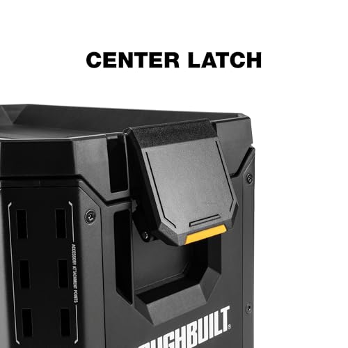 Image of ToughBuilt - StackTech Compact Tool Box, Lockable Organizer with Removable Tray, IP65 Protection & Auto-Locking System (TB-B1-B-60C)