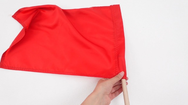 12x18 Solid Red Plain Flag With Sleeve For Garden Pole - Southbeach