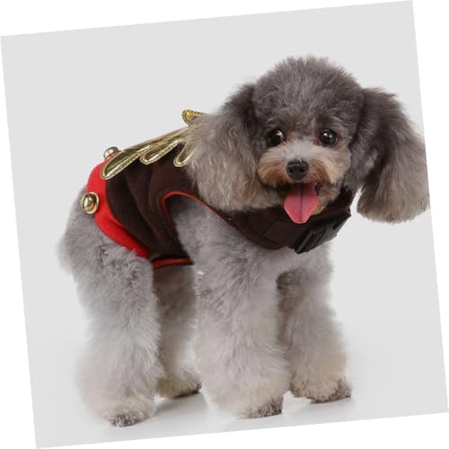 Ropa Navideña para Perros y Gatos Talla Mediana Color Café miniatura 7