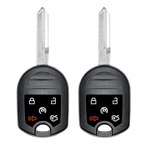 Vurkcy Key Fob Replacement for 2011-2017 Ford Expedition/ 12-15 Explorer Flex Taurus/ 07-15 Lincoln MKX Car Keyless Entry Remote Control, CWTWB1U793, 5 Buttons, 2Pcs