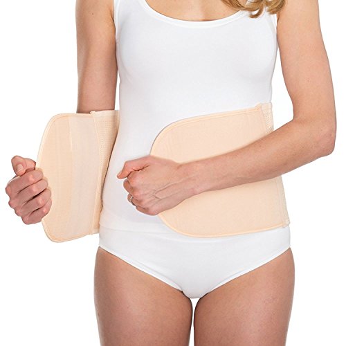 Shrinkx Belly by UpSpring Baby - Postpartum Belly Band Girdle (Beige - S/M)