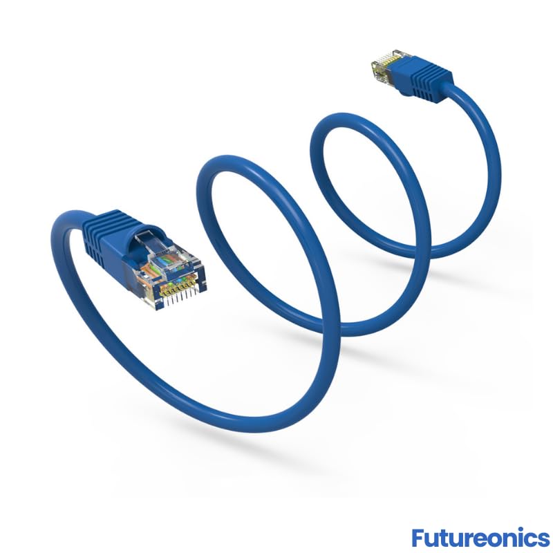 Cable Ethernet Cat 6 100 pies azul UTP pack 10 miniatura 4