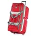 Olympia 26" 8 Pocket Rolling Duffel Bag, Red, One Size