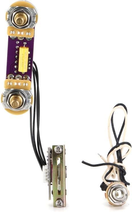 Mojotone Solderless Convertible Tele 4-way Guitar Wiring Harness - 250k Potentiometers