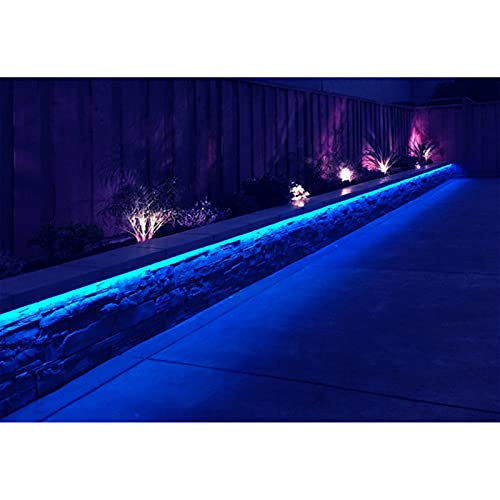 Windpnn Upgraded Led Strip Lights 19.8Ft 180Led Solar Outdoor Strip Lights Blue, 8 Modes Self-Adhesive Cuttable Waterproof Solar Strip Lights For Garden Patio Backyard Porch Christmas Decoration #TOP4