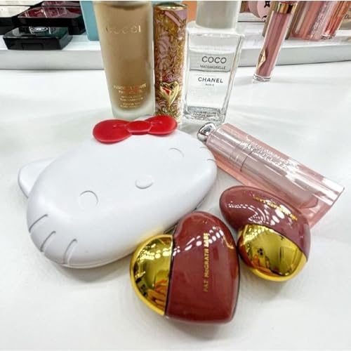 Miroir de maquillage compact Hello Kitty ATUIO avec éclairage LED strip de précision - 5