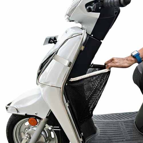 Image of FIBERA Smart Front Basket ONLY Compatible with Honda Activa 110cc 6G BS6 (FEB 2020 - Present) (Beige) Durable Polyester 12L Capacity, Mobile, Bottle & Essentials Holder