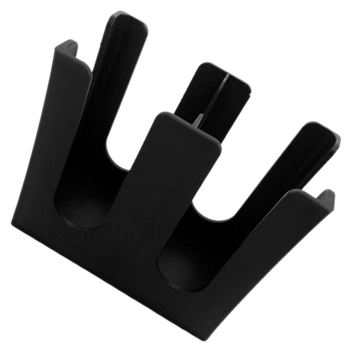 Porte-gobelet pour bureau en acrylique noir FOMIYES à grande capacité pour gobelets en plastique