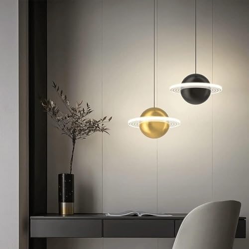 Lampe suspendue en cuivre mini abat-jour pour optimiser l'éclairage de chambre - 4