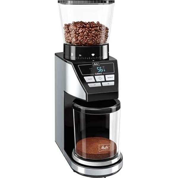 Melitta 1027-01 szlifierka CALIBRA EU, 160 W, czarny/stal nierdzewna
