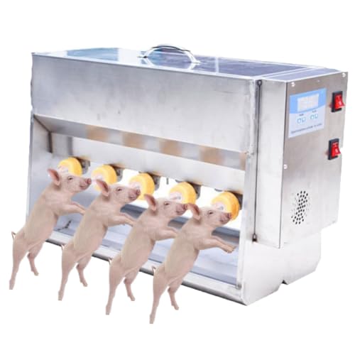 FBJAMZ Dispensador de Leche para lechones, tetinas 10/14, Doble Cara, Temperatura Constante Inteligente, máquina automática de ordeño para el Cuidado de los lechones (10Digits)