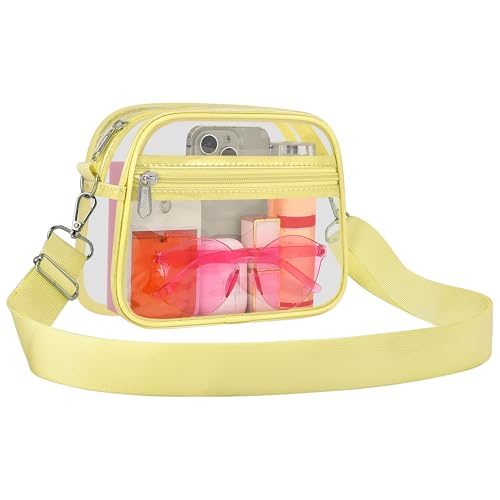 Image of USPECLARE Clear Bag for Stadium Events Clear Sports Fan Handbags Purses