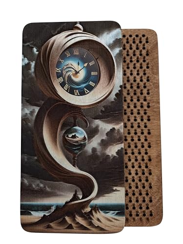 RIZONE Wooden Yoga Board for Acupressure and Meditation with Nails for Deep Tissue Massage, Sadhu Board for Yoga Practice, Acupuncture Massage, Nails Distance 0.39 in (10 mm) (time)