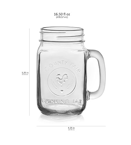 Libbey 97085 County Fair Glass Drinking Jars thumb #5